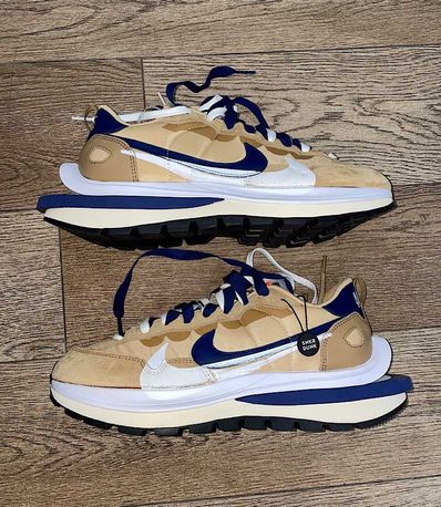 Sacai × Nike Vapor Waffle "Sesame And Blue Void"