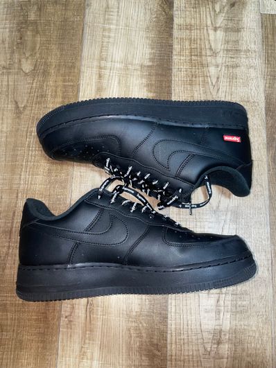 Supreme × Nike Air Force 1 Low "Black"