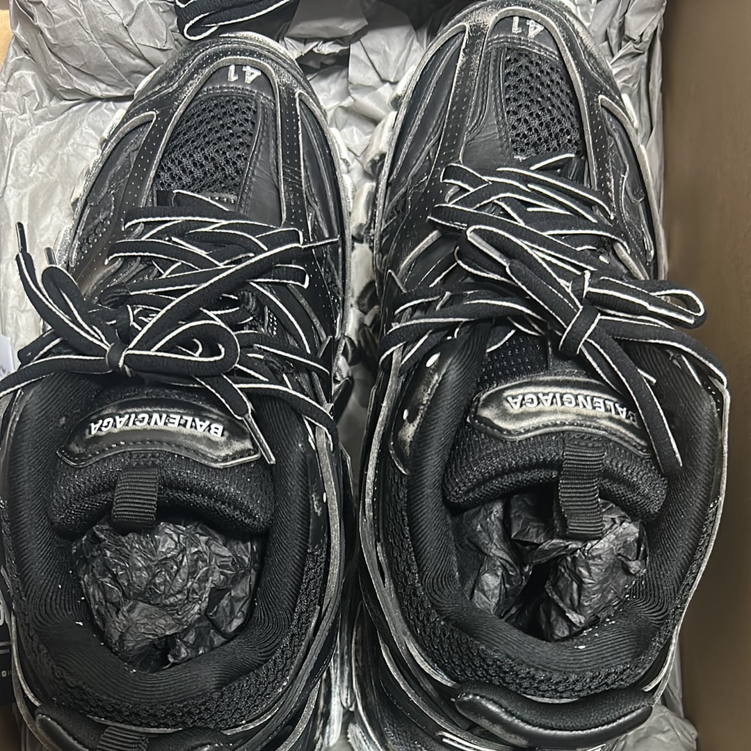 BALENCIAGA Track Clear Sole "Black"