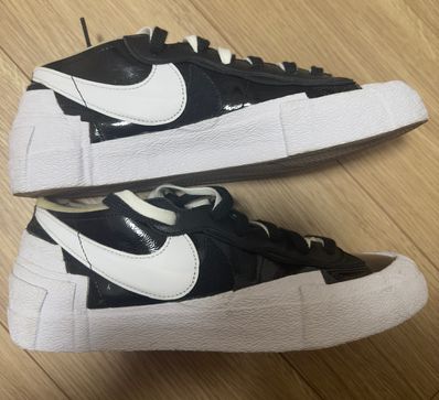 sacai × Nike Blazer Low "Black Patent Leather"