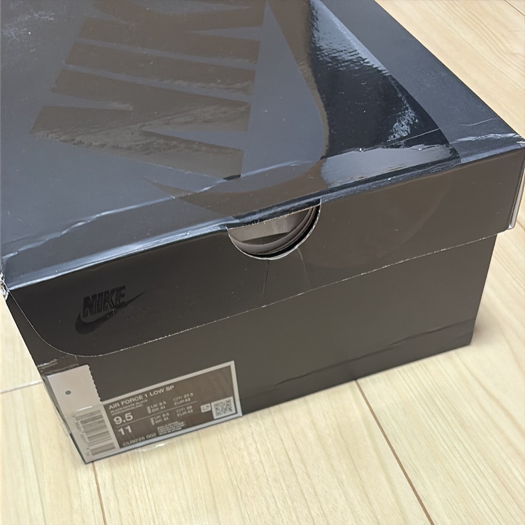 Supreme × Nike Air Force 1 Low "Black/White"