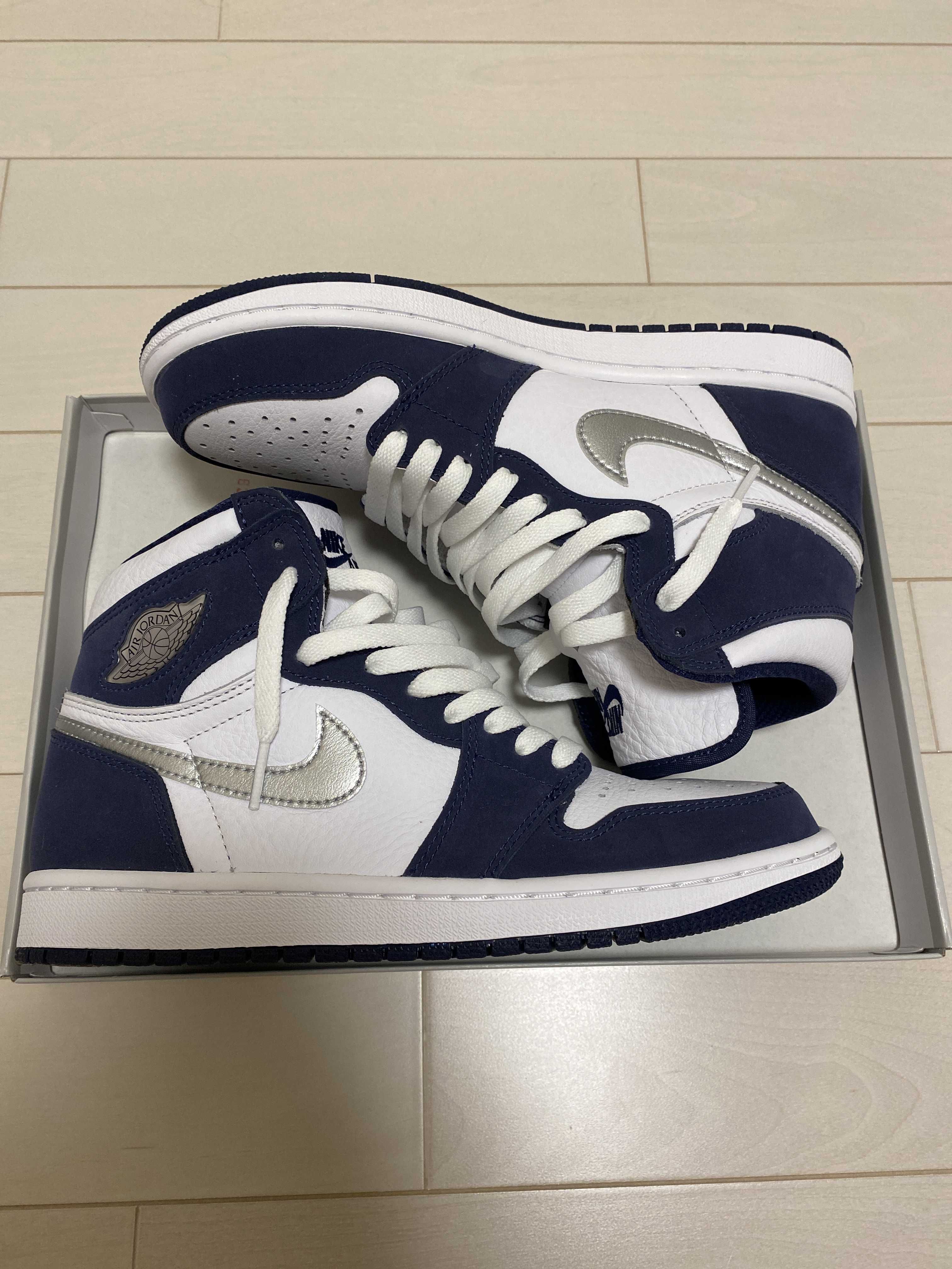 Nike Air Jordan 1 High OG CO.JP "White/Midnight Navy" (2020)(ブリーフケースなし)