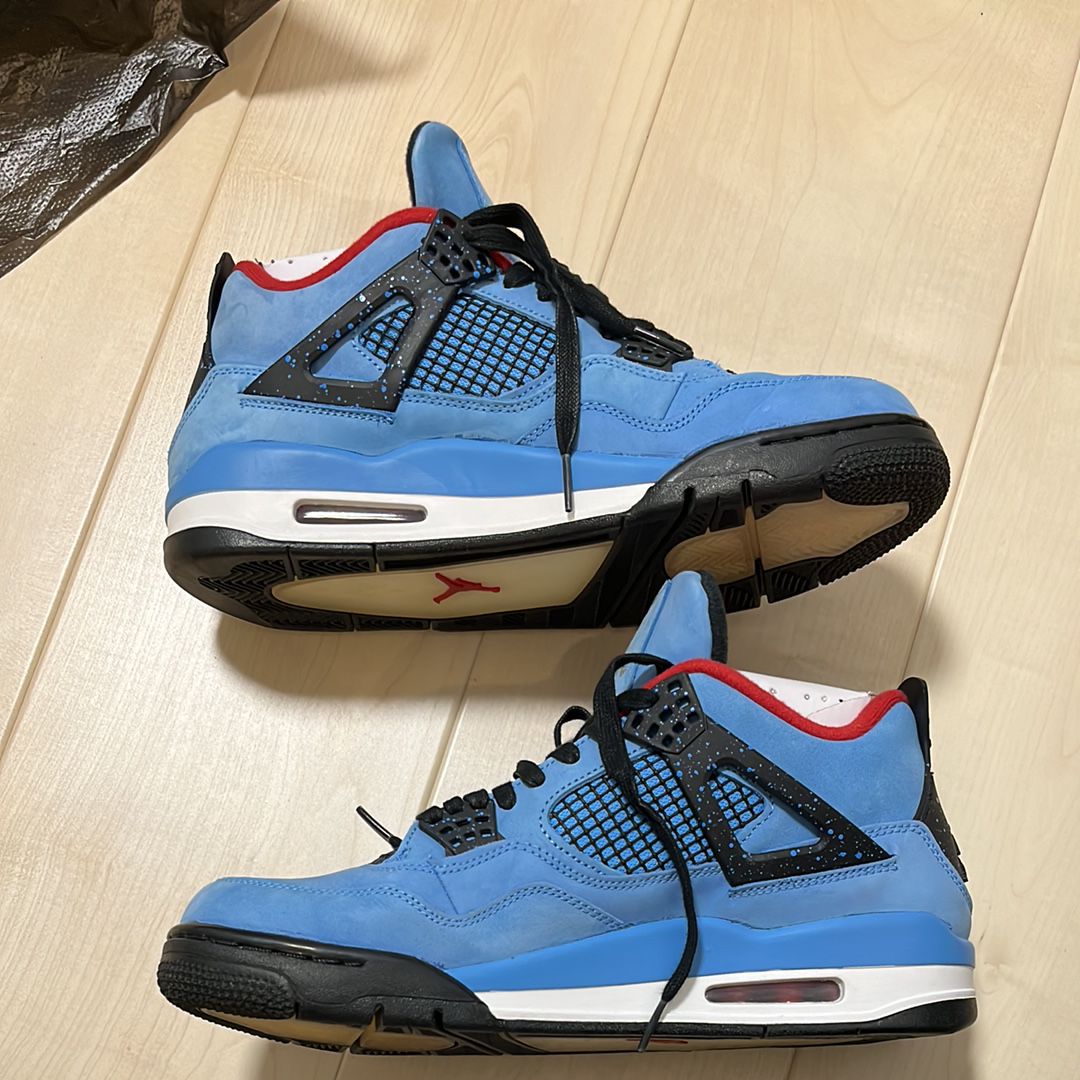 Travis Scott × Nike Air Jordan 4 Retro Cactus Jack "University Blue"