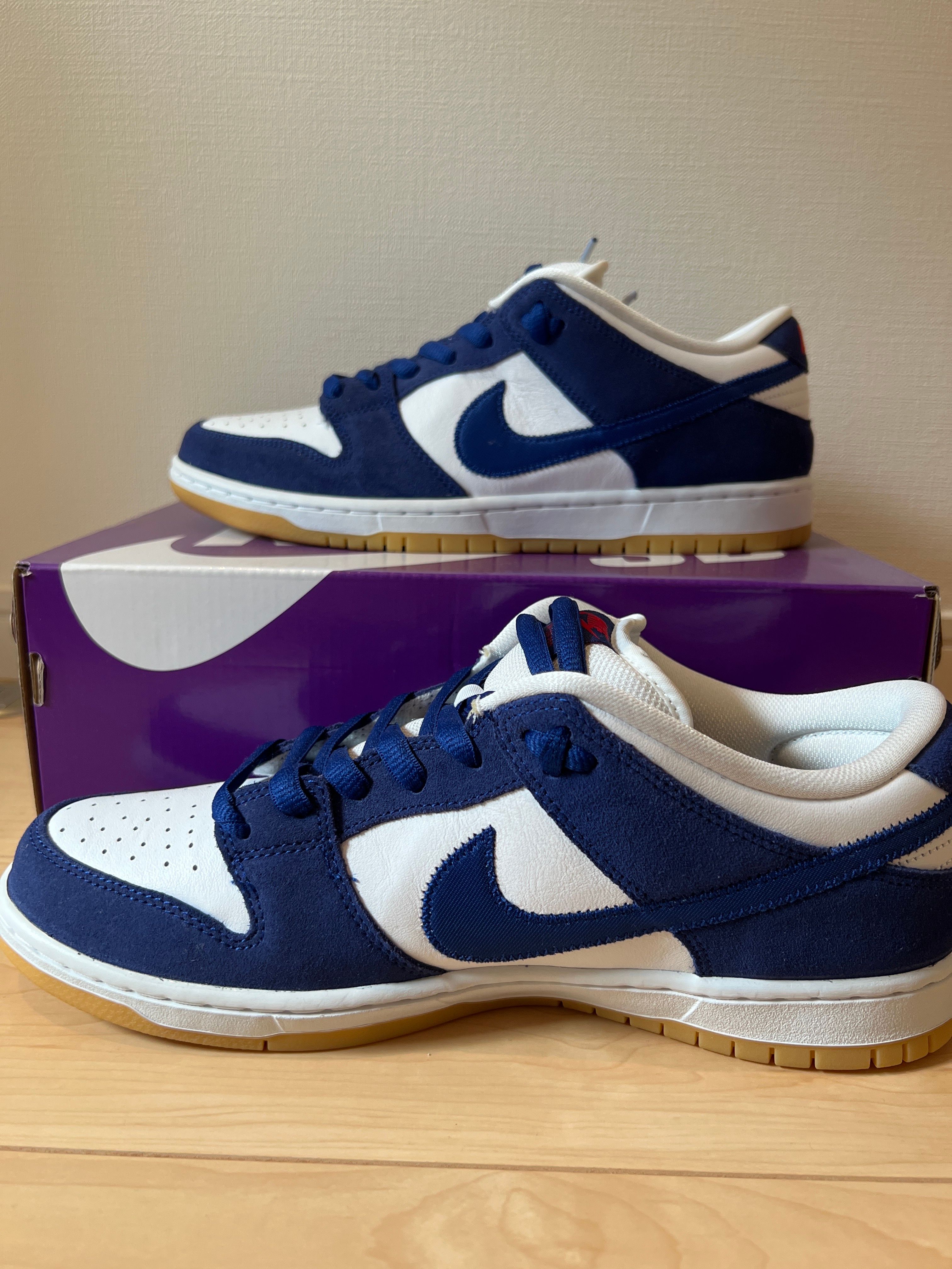 Nike SB Dunk Low "Los Angeles Dodgers/Deep Royal Blue"