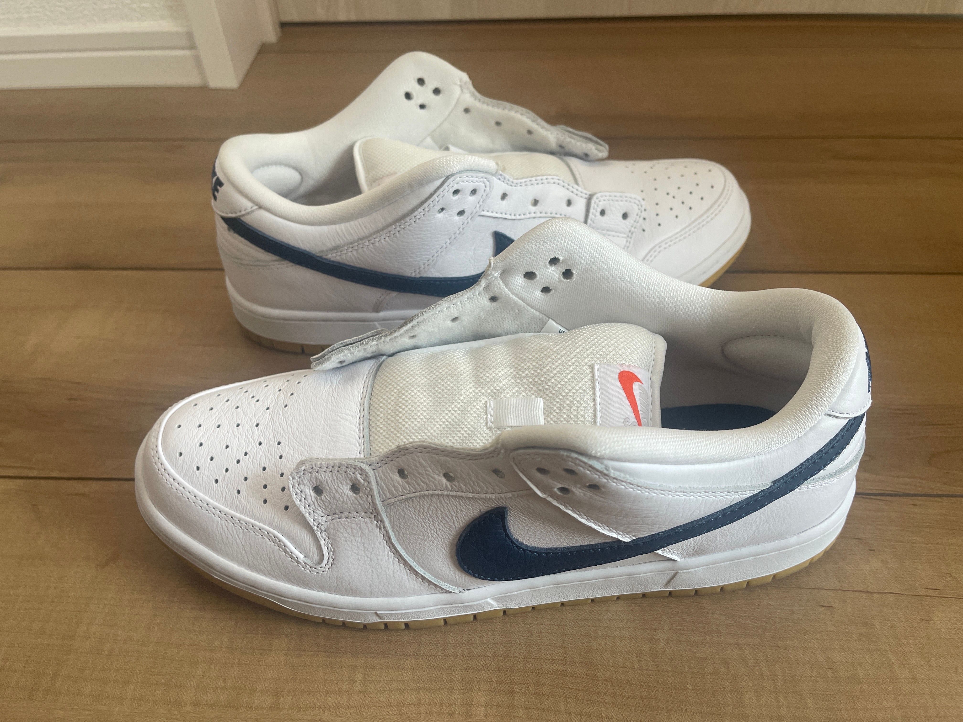 Nike SB Dunk Low "Orange Label White Navy"