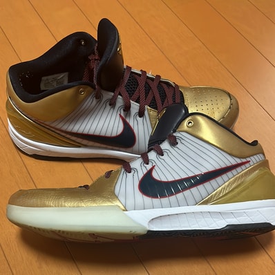 Nike Kobe 4 Protro "Metallic Gold and Dark Obsidian"