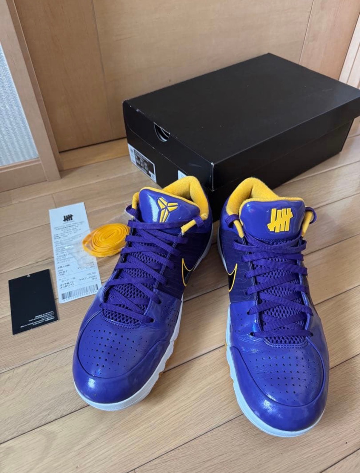 UNDEFEATED × Nike Kobe 4 Protro "Court Purple"