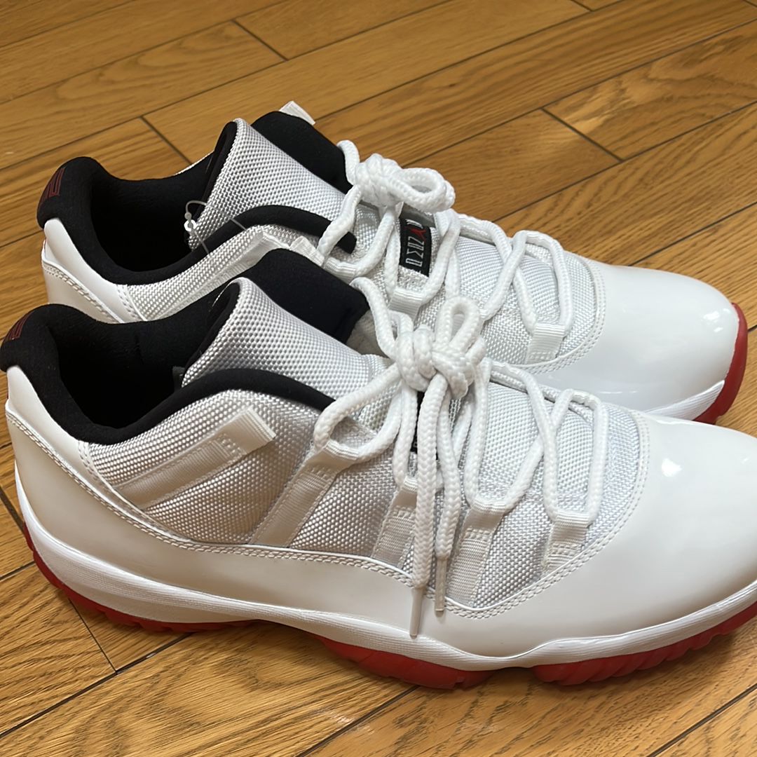 NIKE AIR JORDAN 11 RETRO LOW WHITE RED (2012)