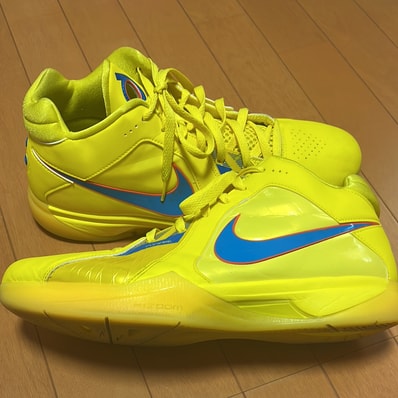 Nike Zoom KD 3 Retro Christmas 2023 "Vibrant Yellow/Photo Blue/Team Orange"