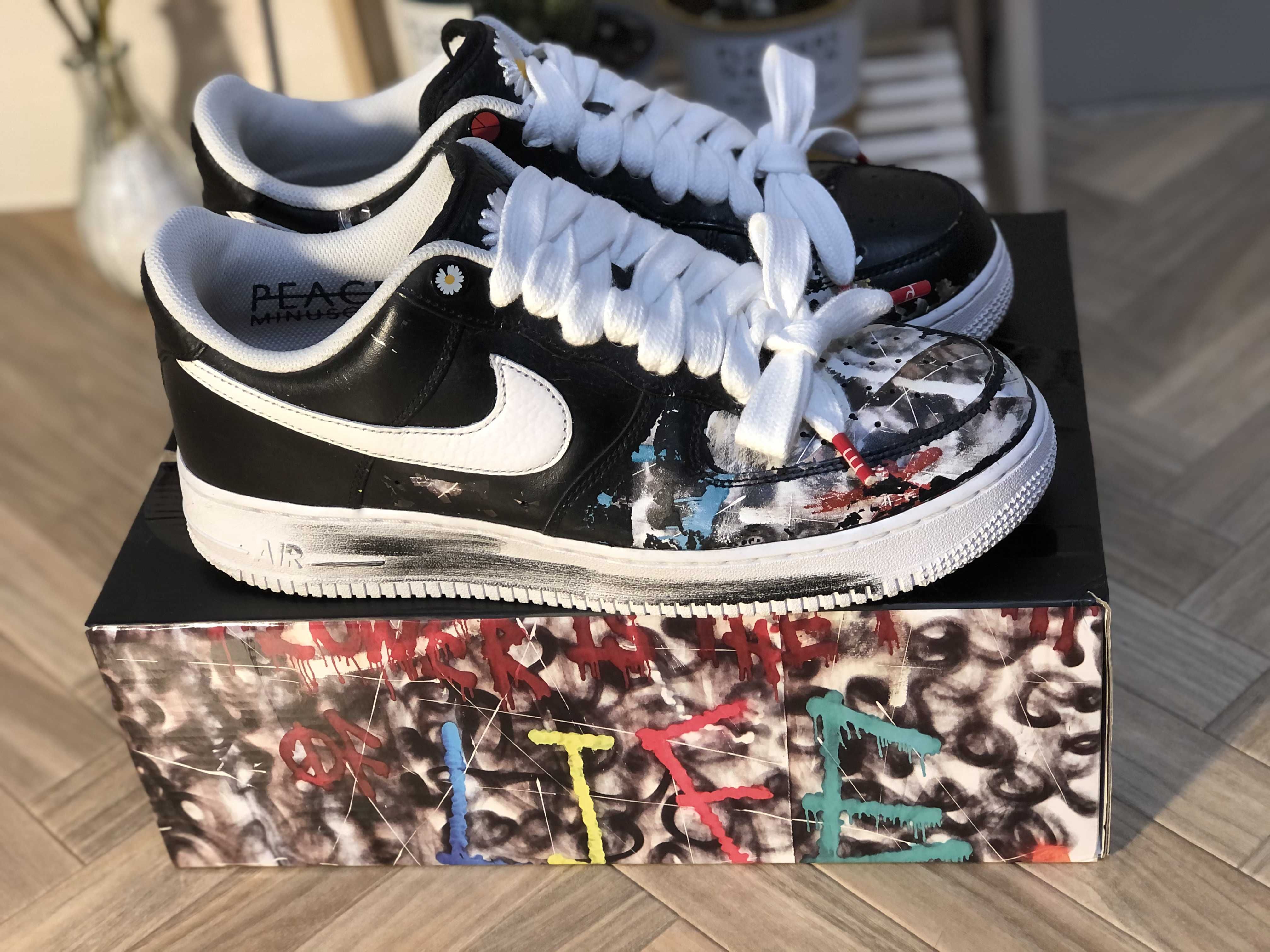 PEACEMINUSONE × Nike Air Force 1 Low Para Noise "Black" / G-DRAGON