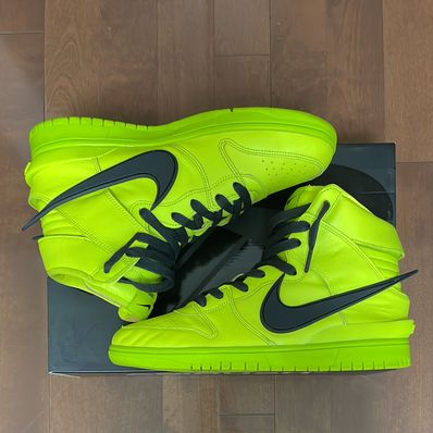 AMBUSH × NIKE DUNK HIGH "FLASH LIME"