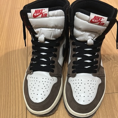 Travis Scott × Nike Air Jordan 1 Retro High OG TS SP "Sail/Dark Mocha"