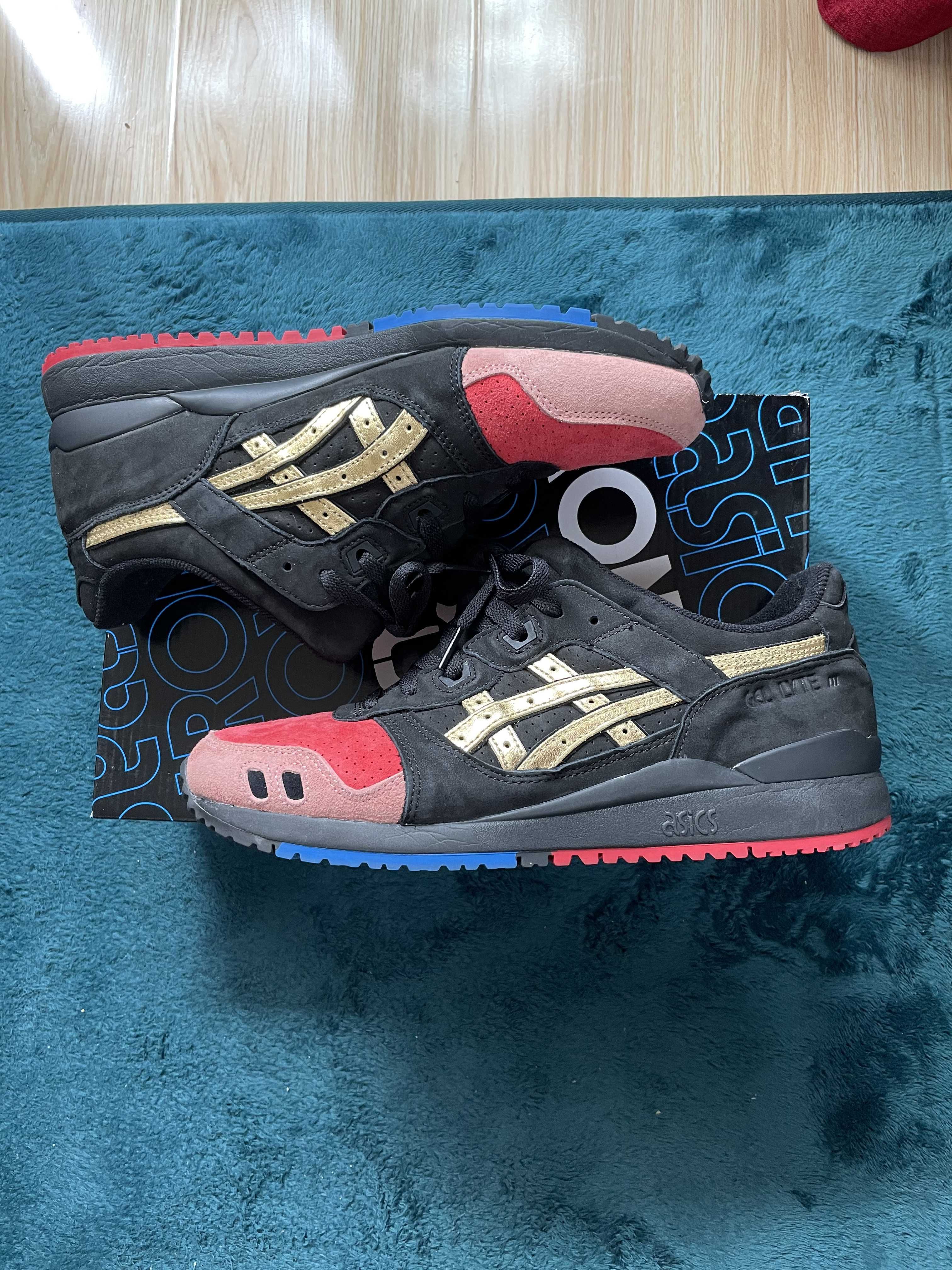 Ronnie Fieg × Asics Gel-Lyte III Tokyo Trio 252.1 "Black/Gold" 