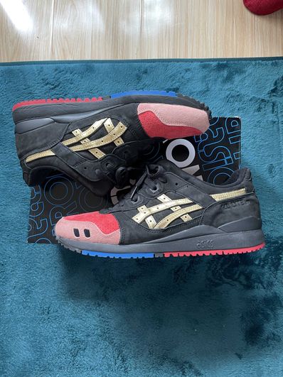 Ronnie Fieg × Asics Gel-Lyte III Tokyo Trio 252.1 "Black/Gold"