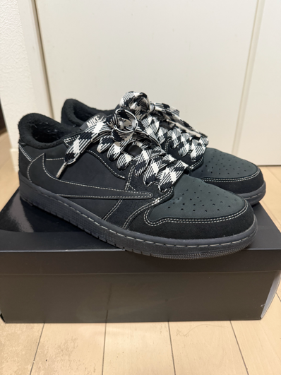 Travis Scott × Nike Air Jordan 1 Low OG SP "Black Phantom"