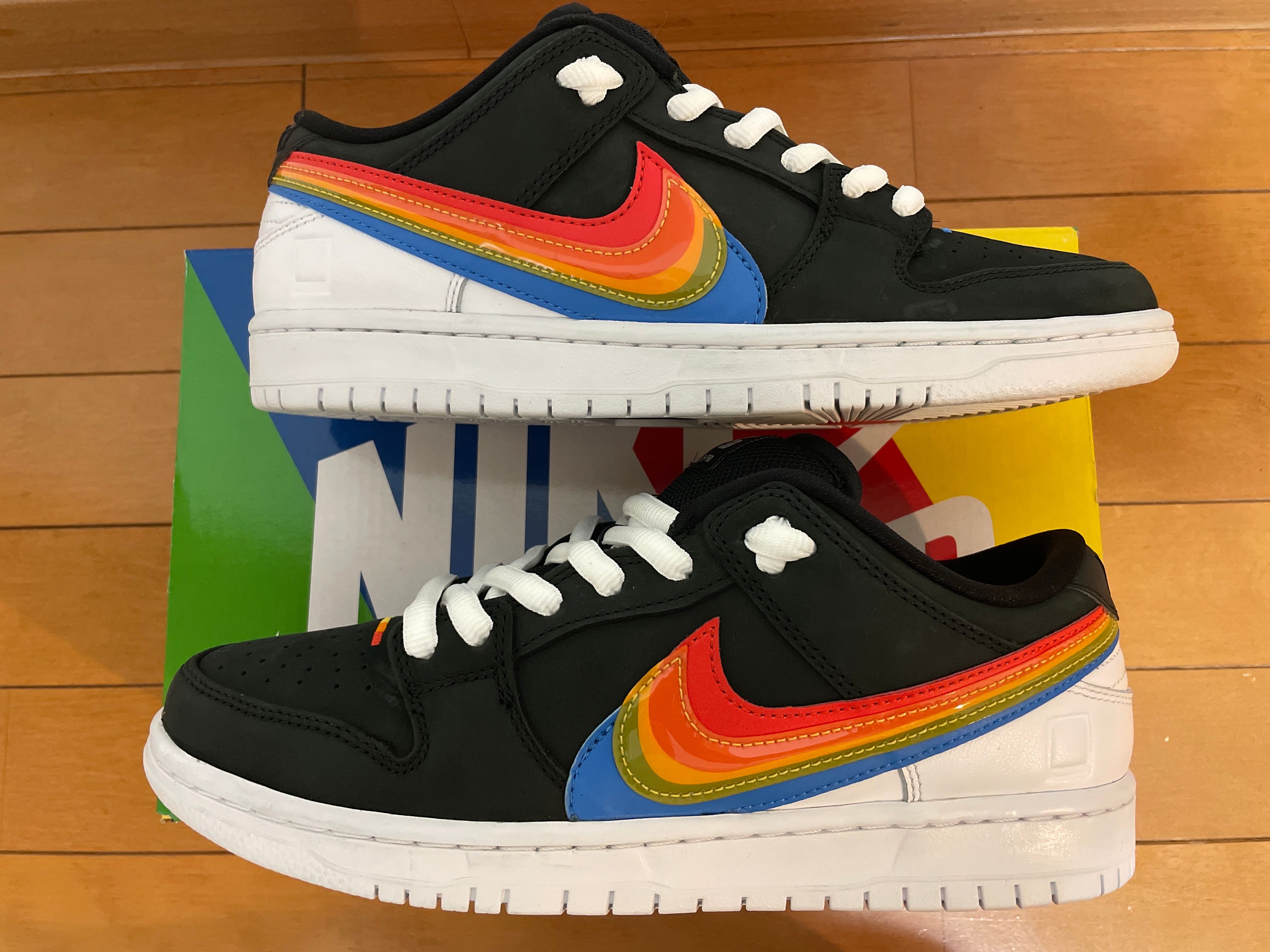 Polaroid × Nike SB Dunk Low Pro QS "Black/White"