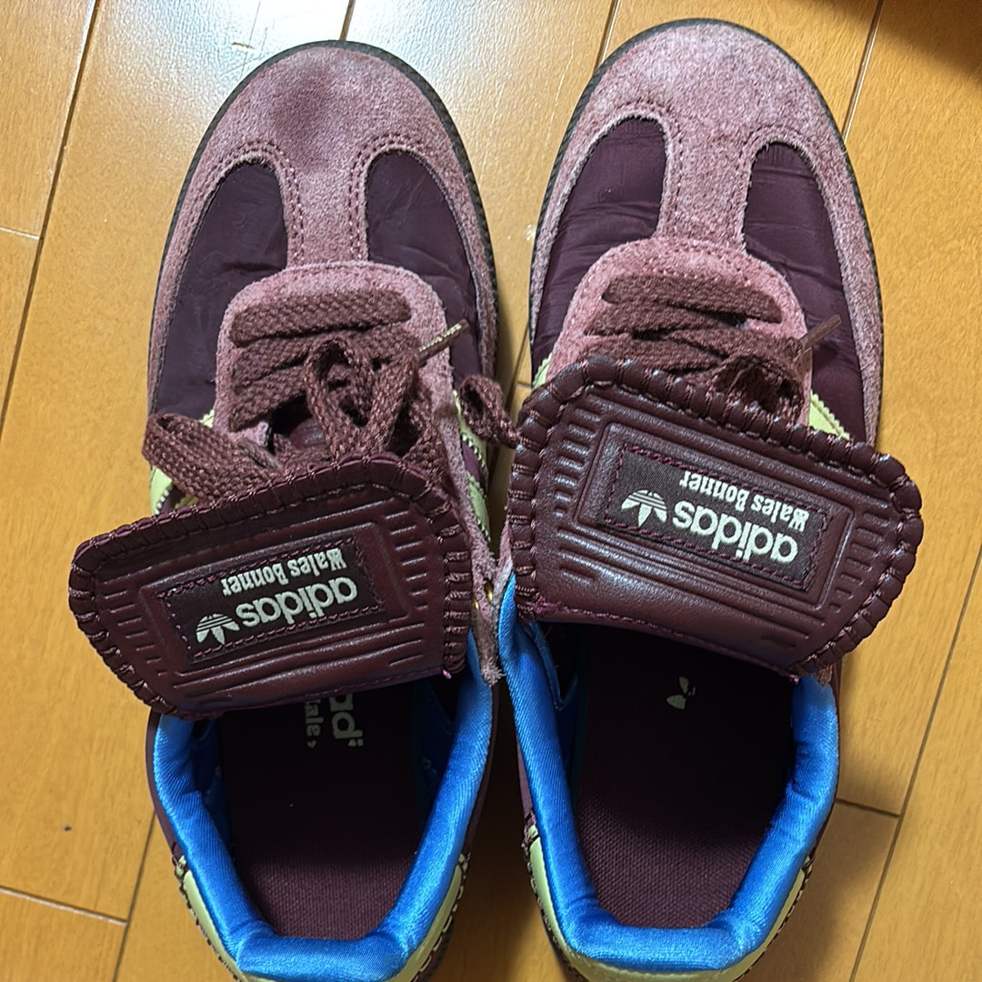 Wales Bonner × adidas Samba Nylon Low "Fox Brown/Sandy Beige/Lucky Blue"