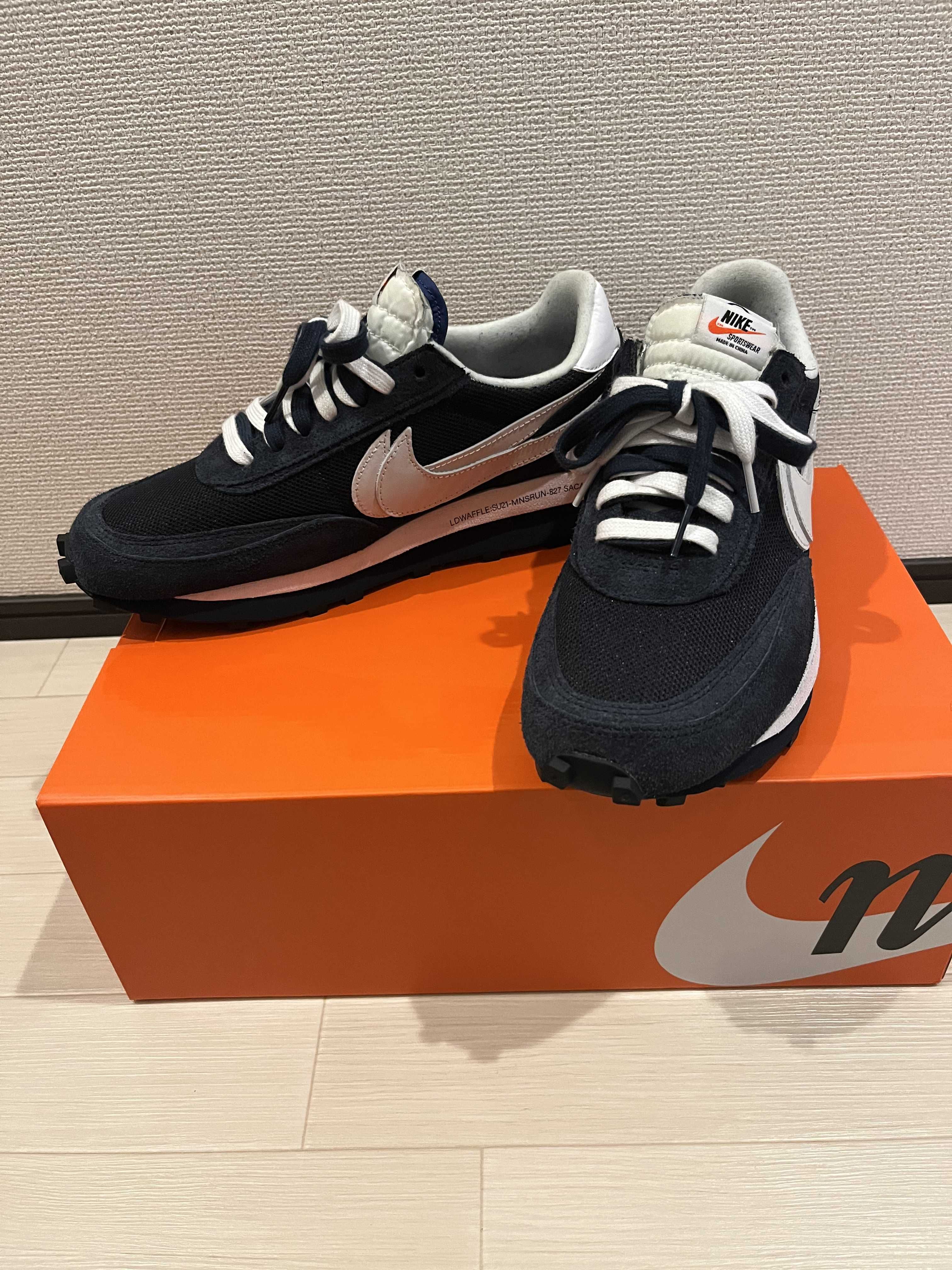 Fragment × sacai × Nike LD Waffle "Blackended Blue"