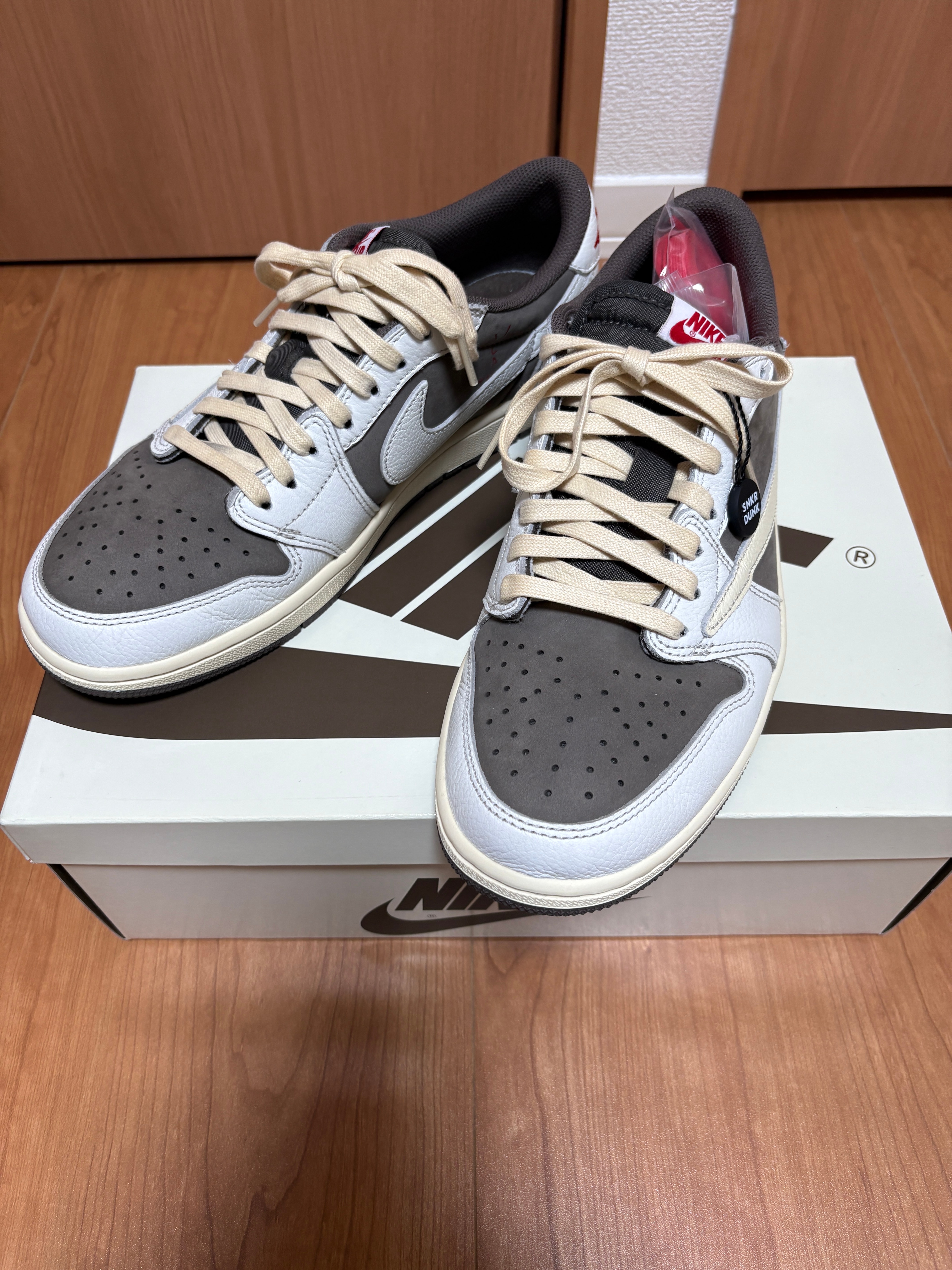 Travis Scott × Nike Air Jordan 1 Low OG SP "Reverse Mocha/Sail and Ridgerock"