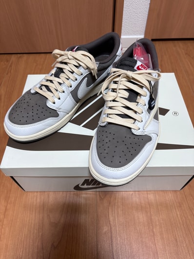 Travis Scott × Nike Air Jordan 1 Low OG SP "Reverse Mocha/Sail and Ridgerock"