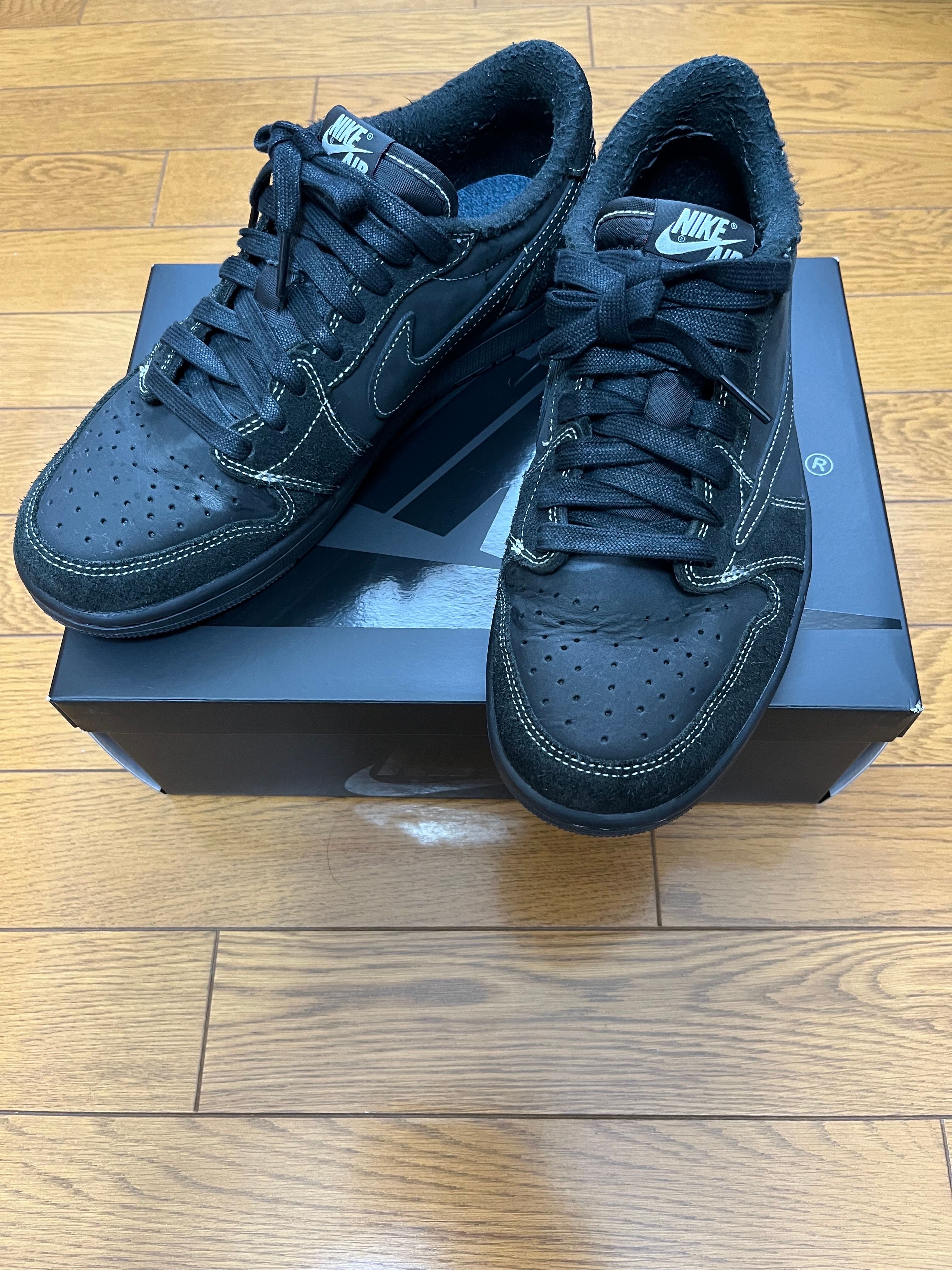 Travis Scott × Nike Air Jordan 1 Low OG SP "Black Phantom"