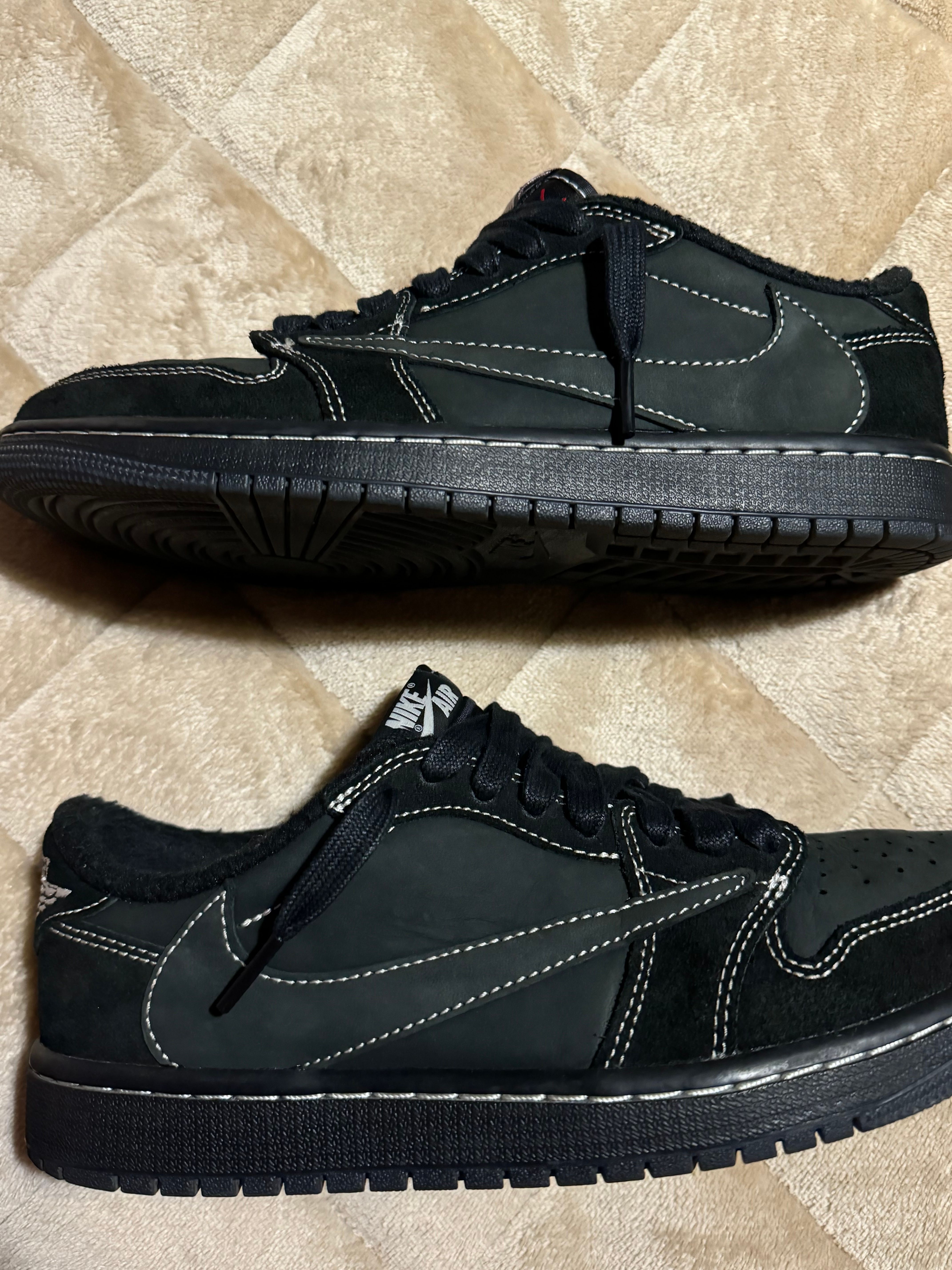 Travis Scott × Nike Air Jordan 1 Low OG SP "Black Phantom"