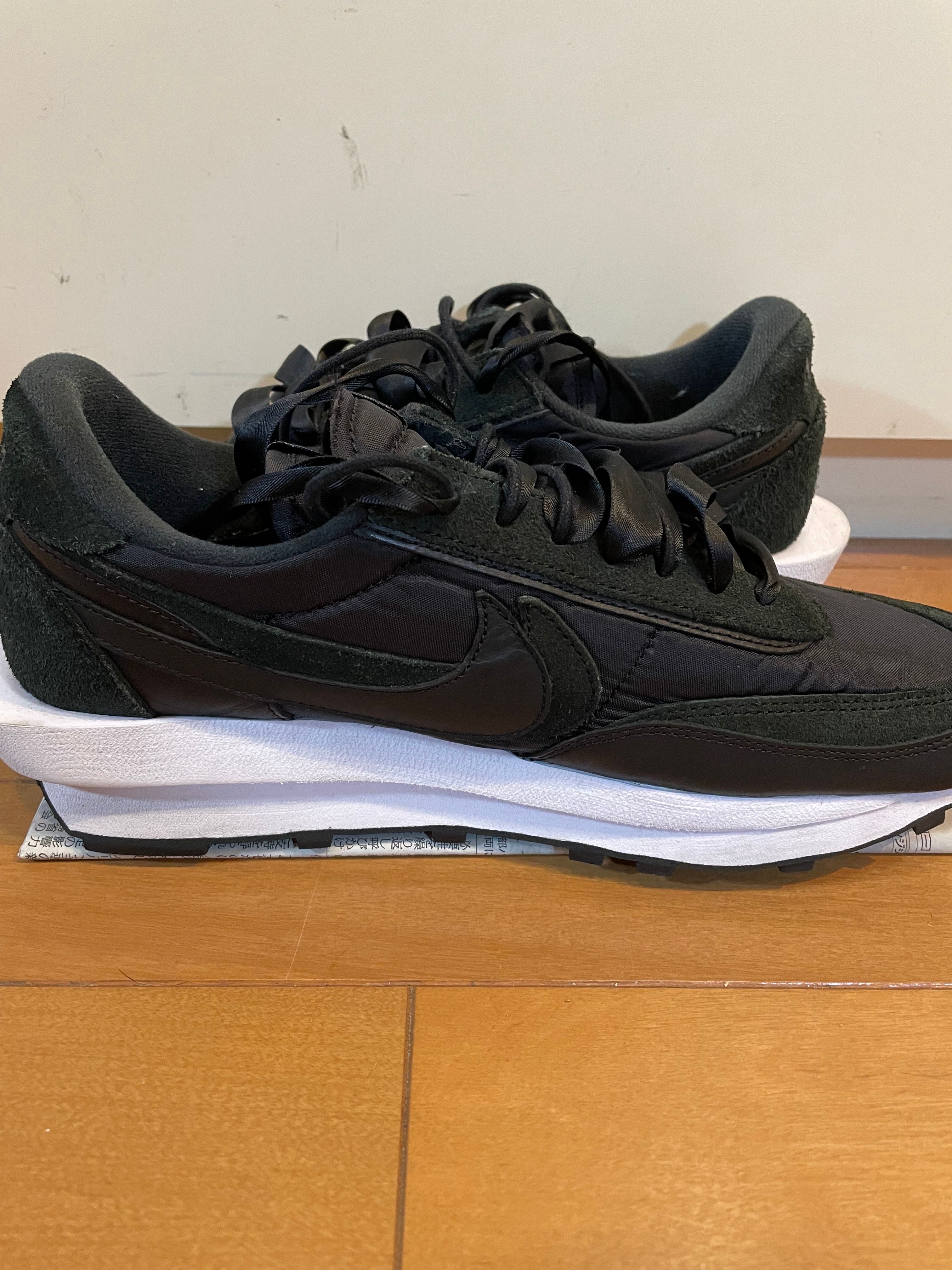 sacai × Nike LDV Waffle "Triple Black"