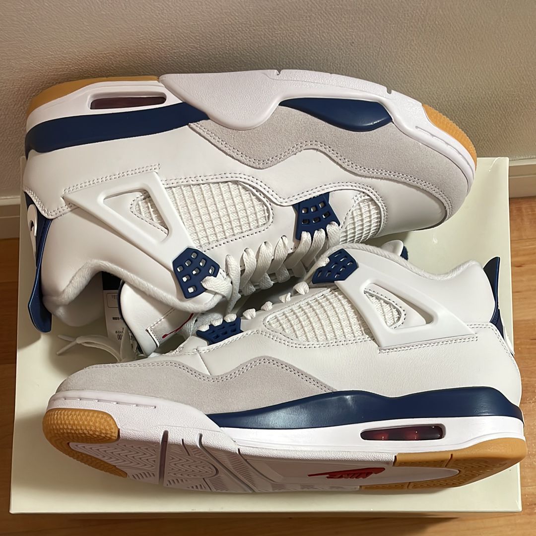 Nike SB Air Jordan 4 Retro SP "Summit White/Navy"