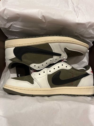 Travis Scott × Nike Air Jordan 1 Low OG SP "Reverse Olive"