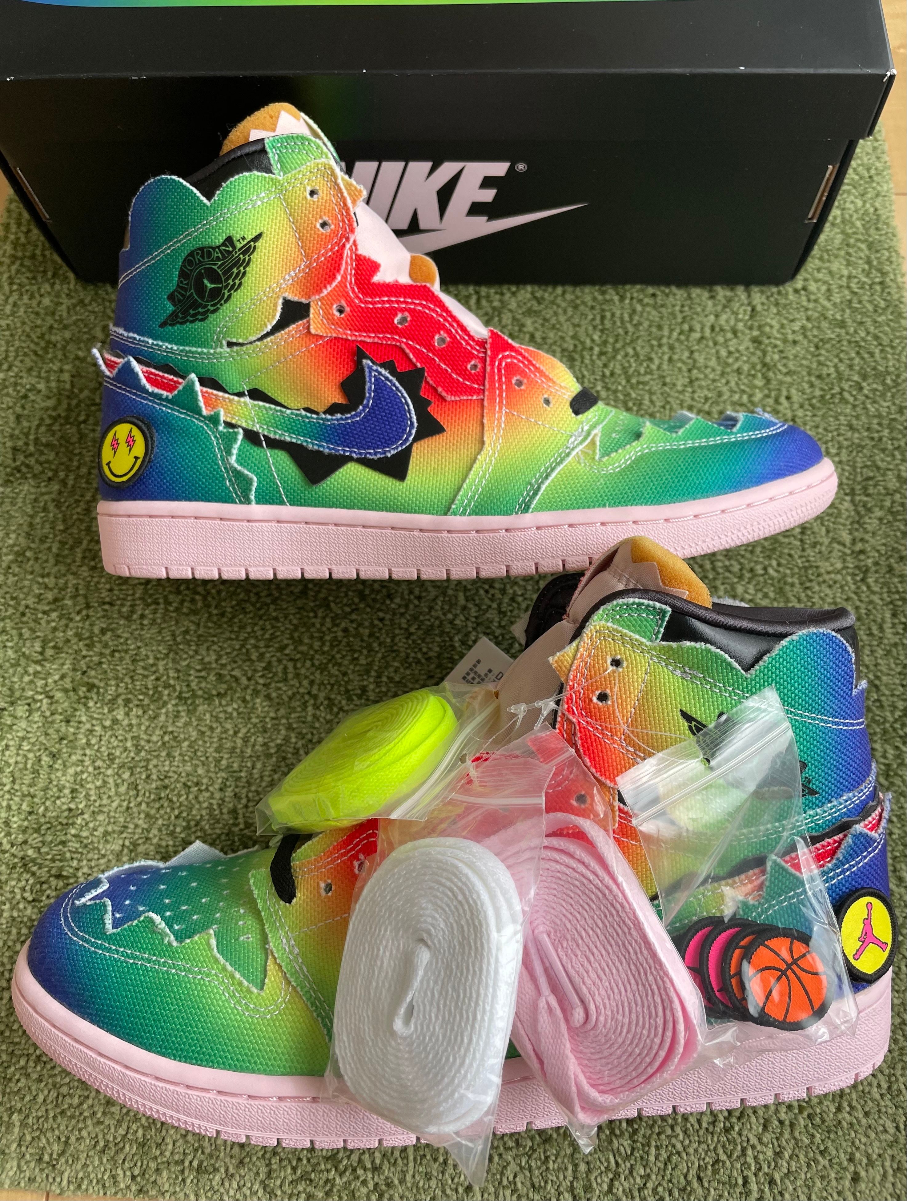 J Balvin × Nike Air Jordan 1 High OG "Rainbow"
