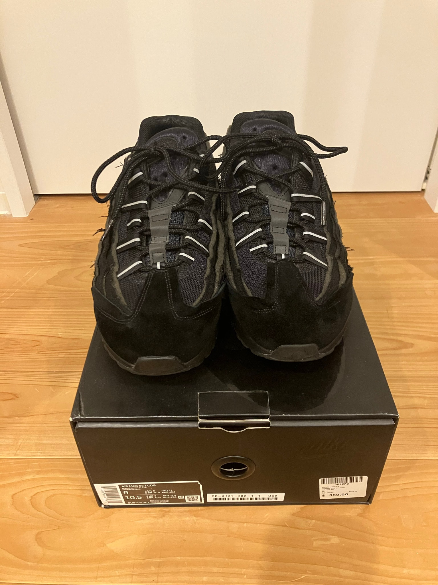 COMME des GARCONS × Nike Air Max 95 "Black"