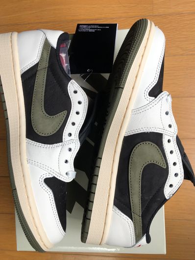 Travis Scott × Nike Women's Air Jordan 1 Low OG "Medium Olive"