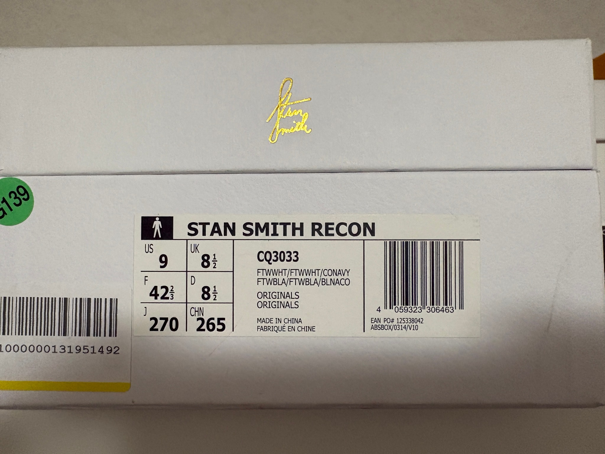adidas Stan Smith Recon "White Navy"