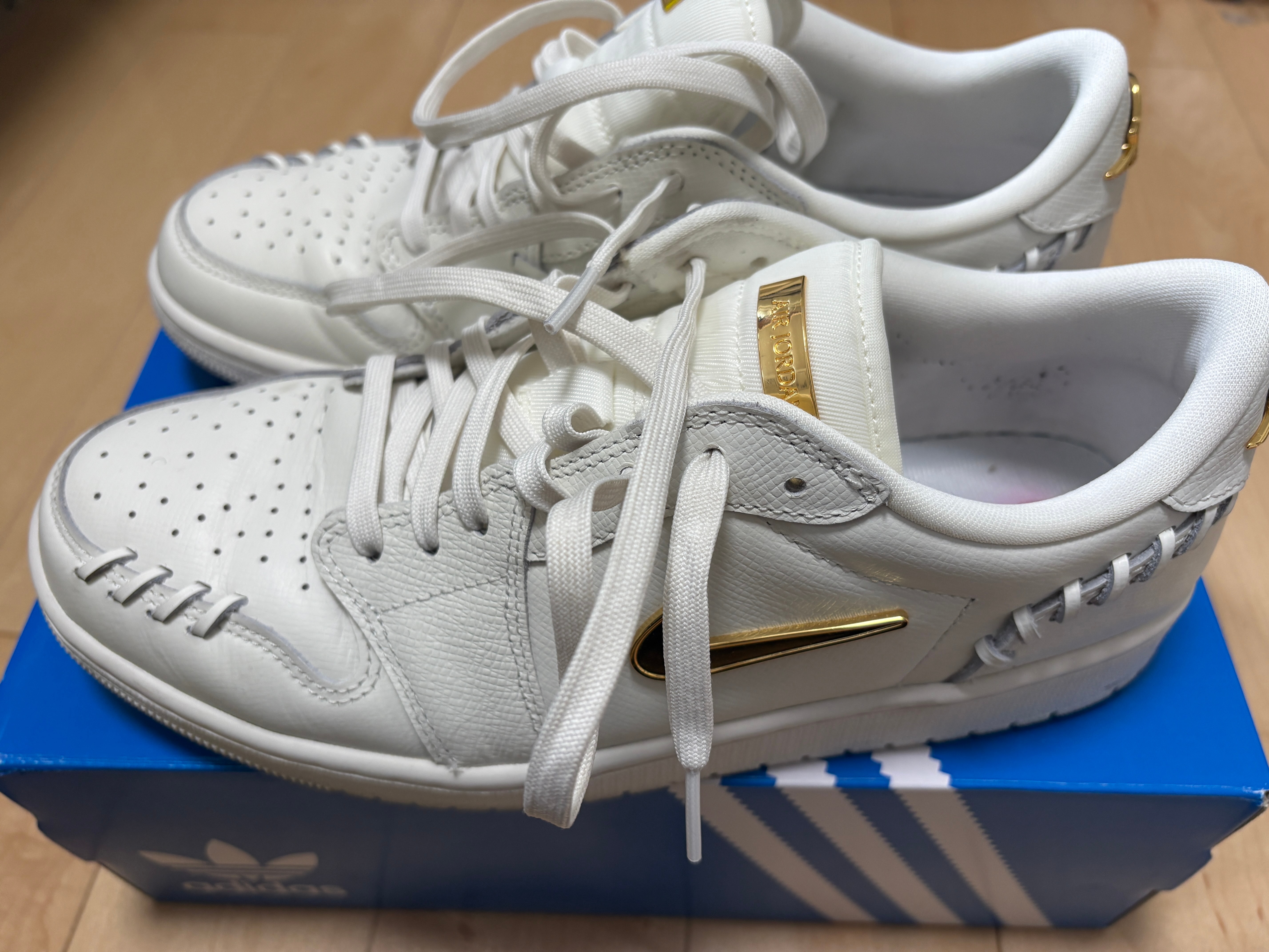 Nike Women's Air Jordan 1 Low Method Of Make "White/Gold"