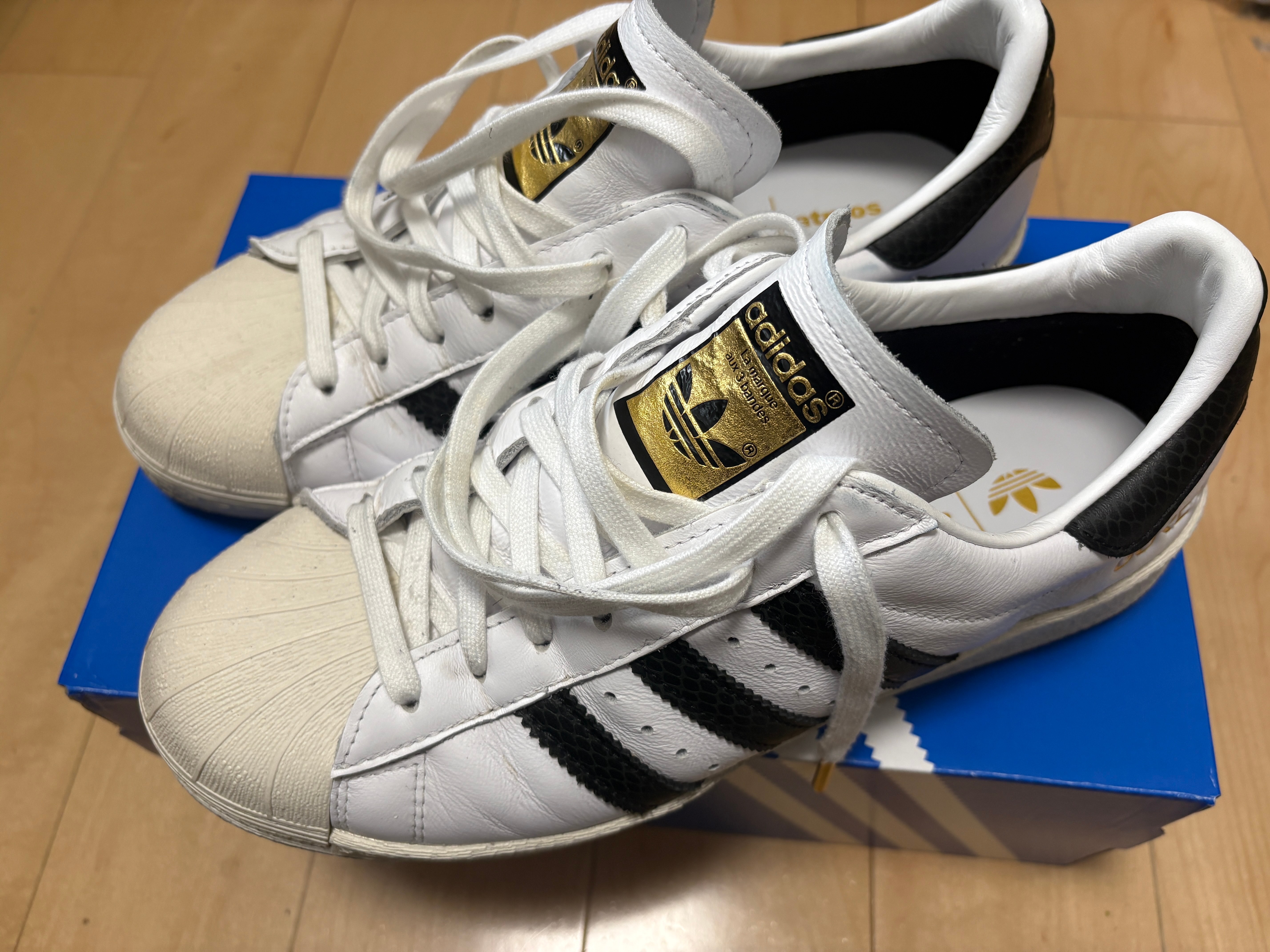 atmos × adidas Superstar 82 GORE-TEX "White/Black"