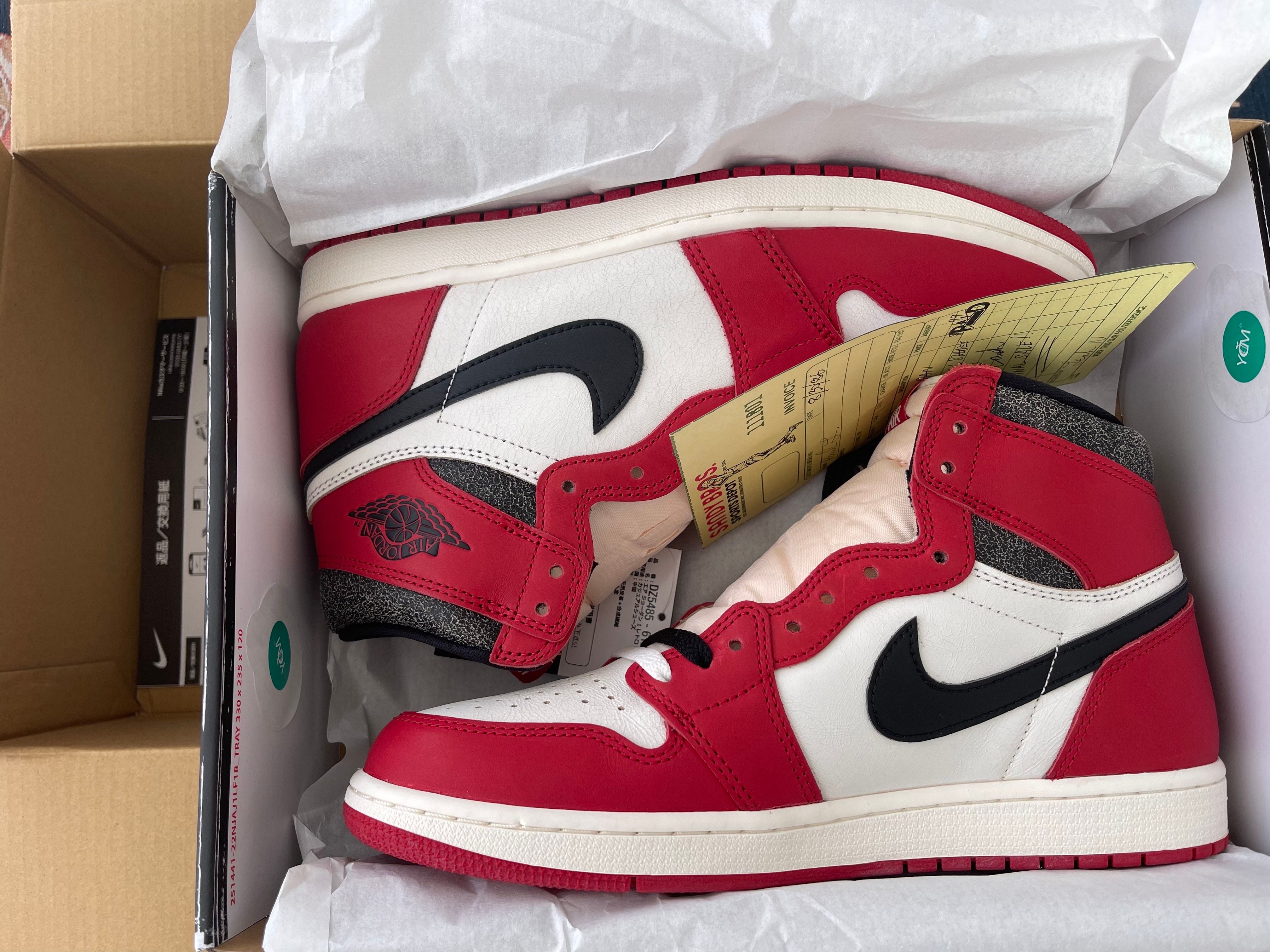 Nike Air Jordan 1 High OG "Lost & Found/Chicago"