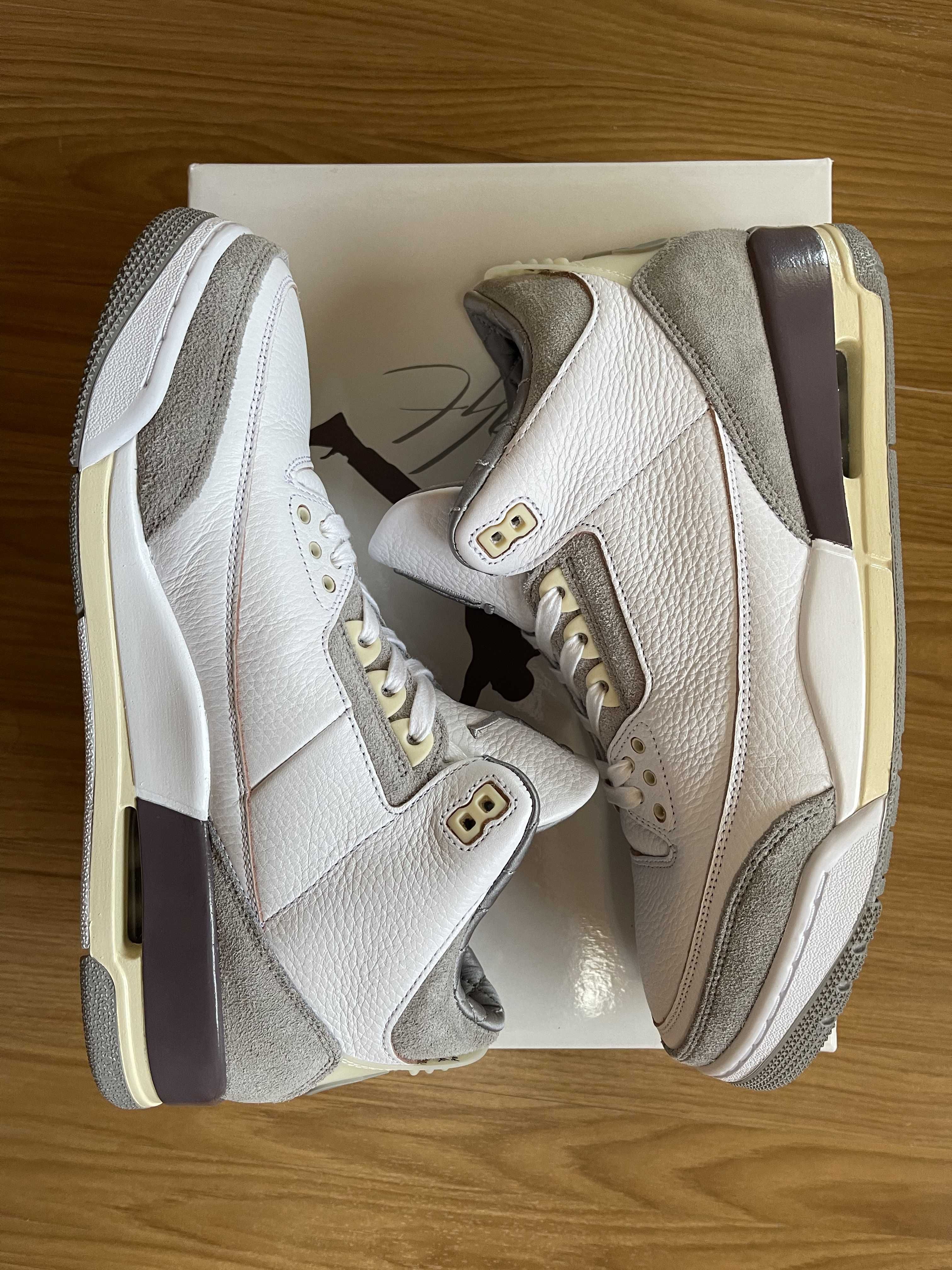 A Ma Maniere × Nike Women's Air Jordan 3 Retro SP "White/Medium Grey Violet Ore"