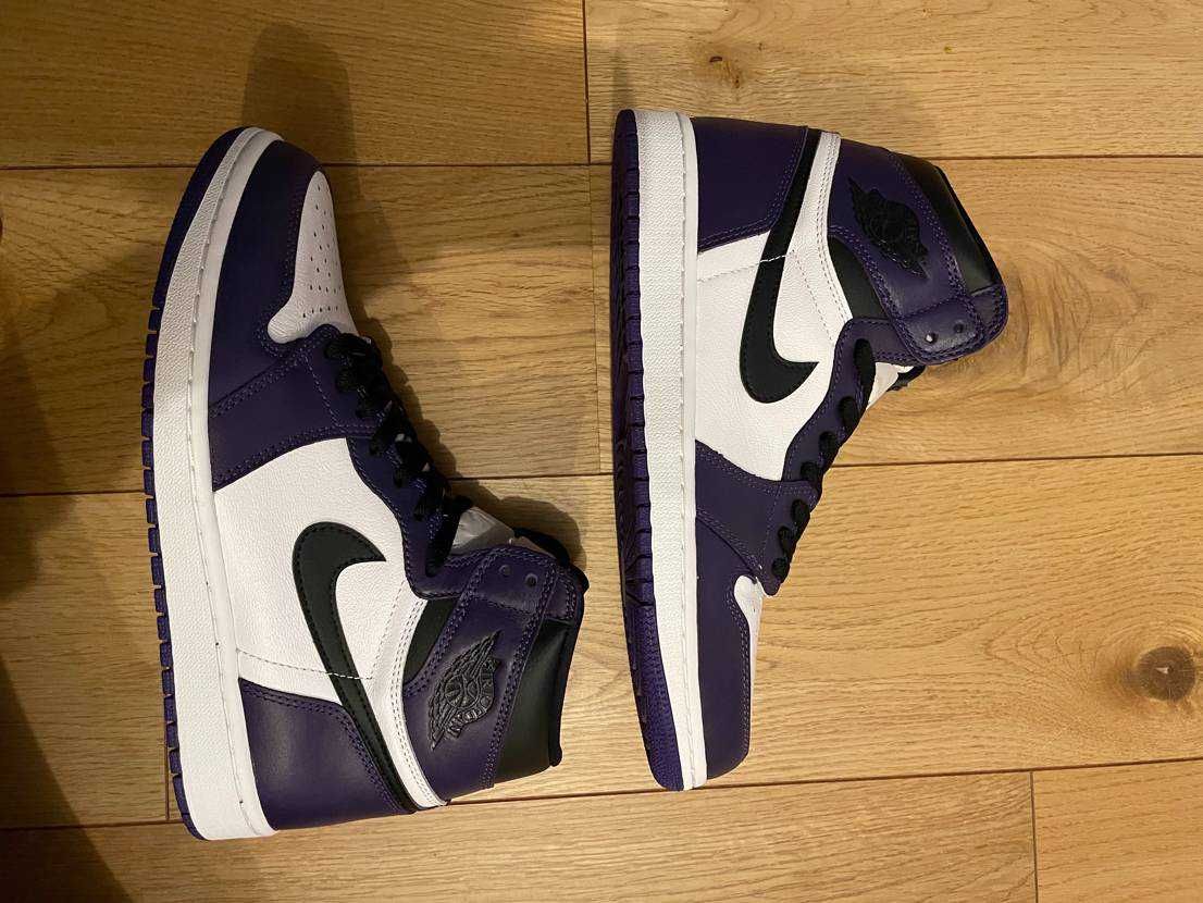 Nike Air Jordan 1 Retro High OG "Court Purple White/Black" (2020)