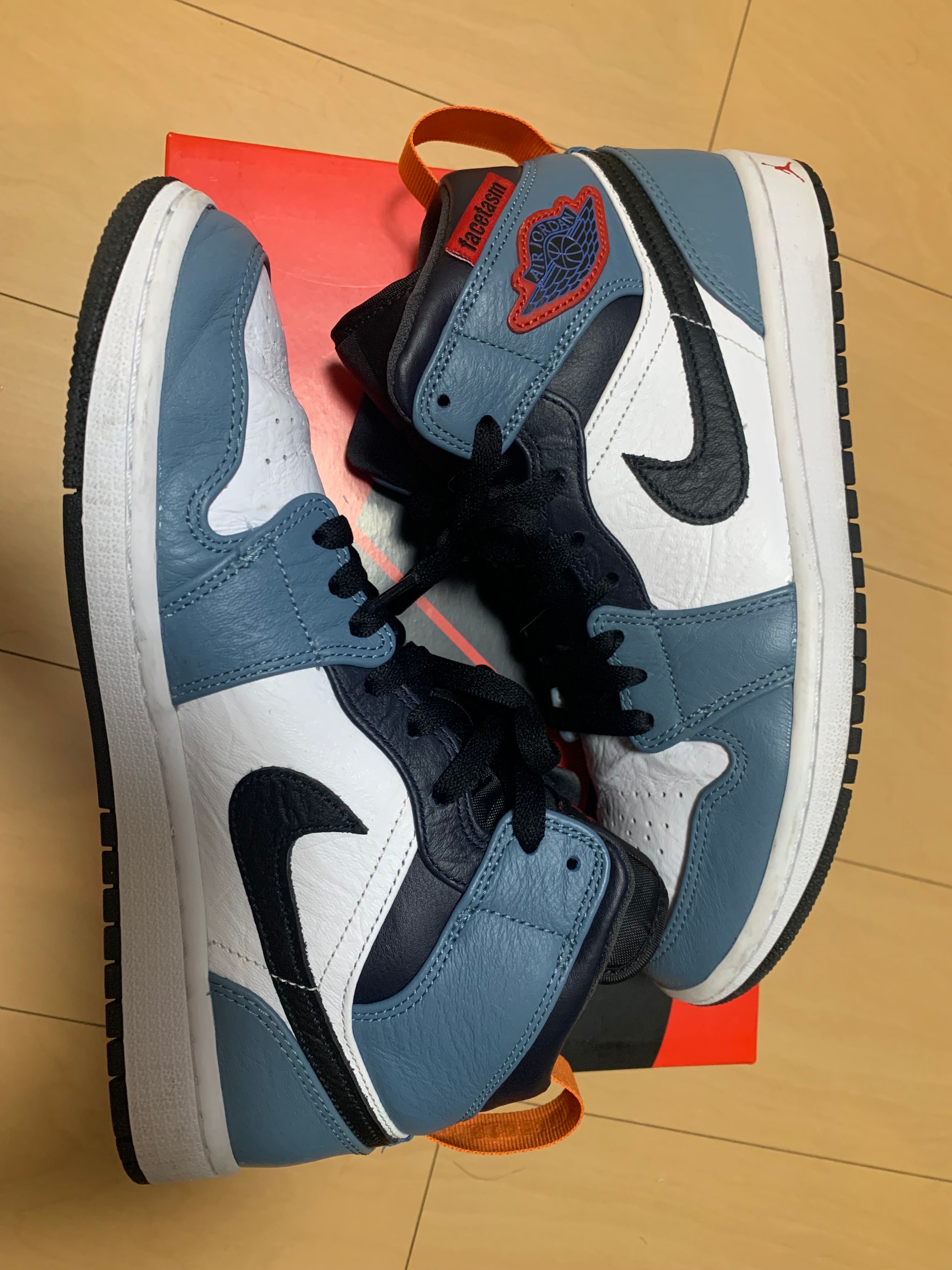 FACETASM × Nike Air Jordan 1 Mid "White/Navy"