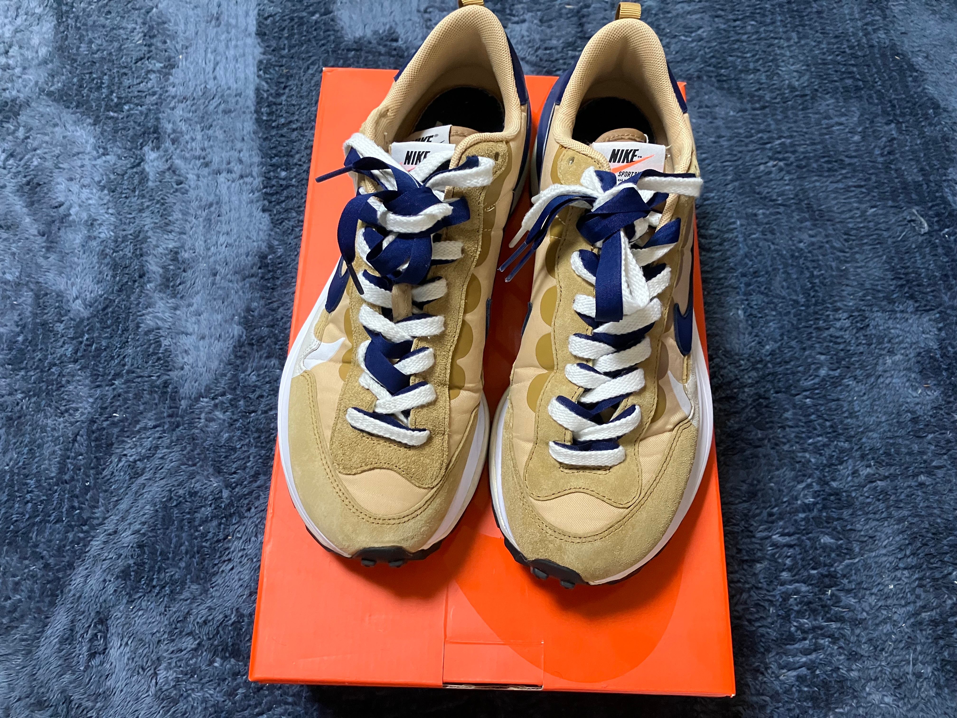 sacai × Nike Vapor Waffle "Sesame and Blue Void"