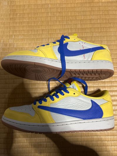 Travis Scott × Nike Women's Air Jordan 1 Retro Low OG "Canary"