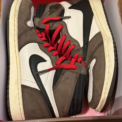 Travis Scott × Nike Air Jordan 1 Retro High OG TS SP "Sail/Dark Mocha"