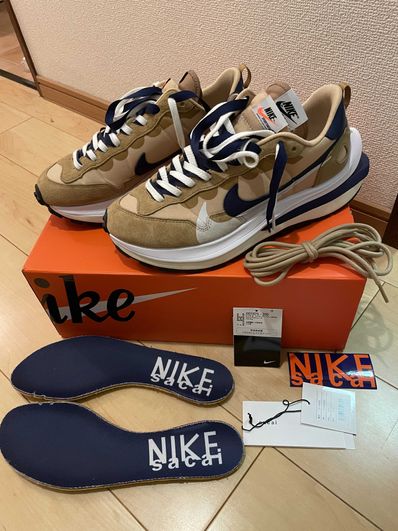 Sacai × Nike Vapor Waffle "Sesame And Blue Void"