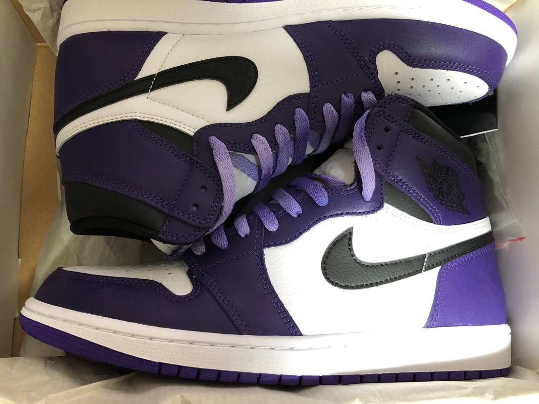 Nike Air Jordan 1 Retro High OG "Court Purple White/Black" (2020)   