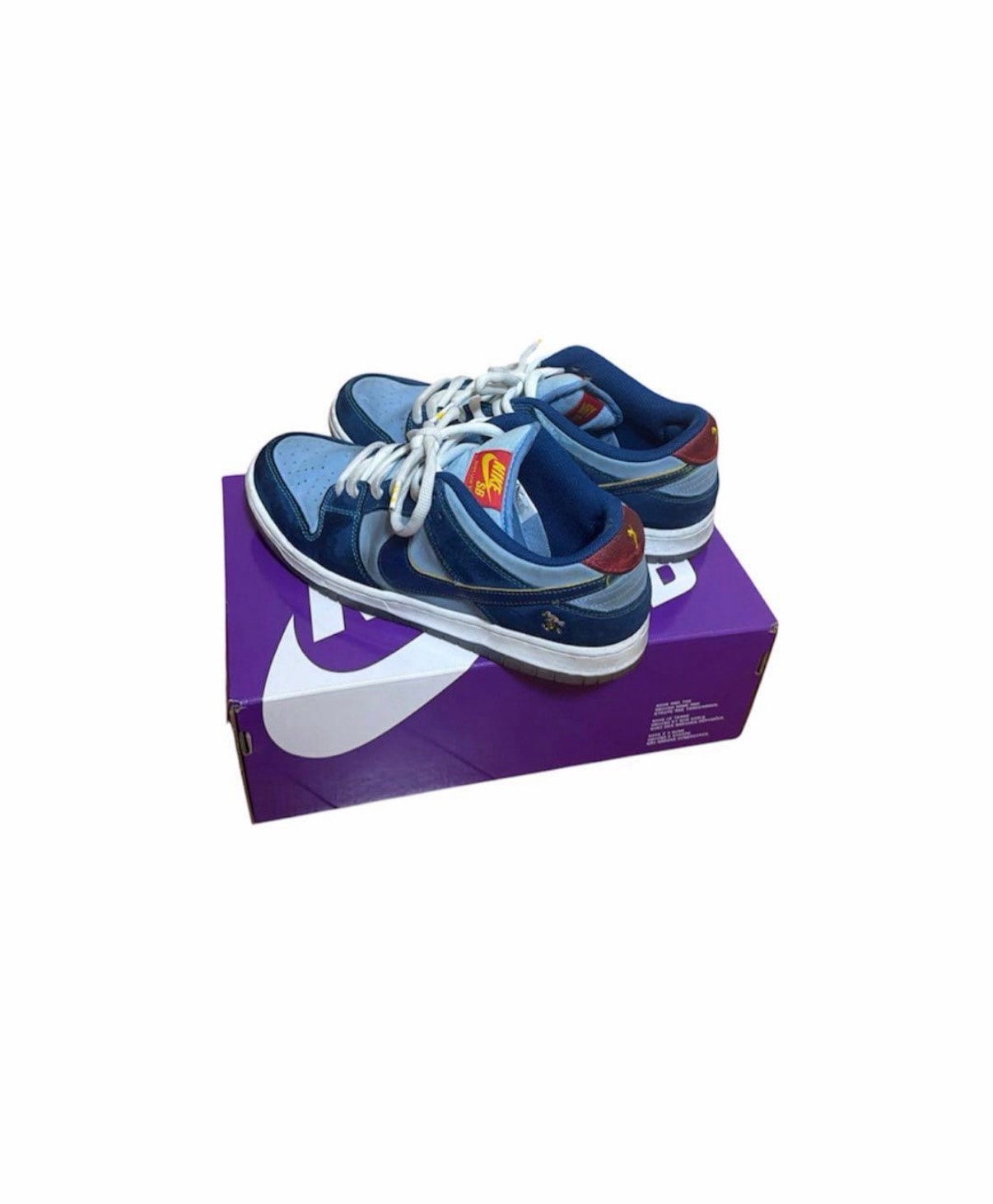 Why So Sad? × Nike SB Dunk Low "Coastal Blue/Speed Yellow-University Red"