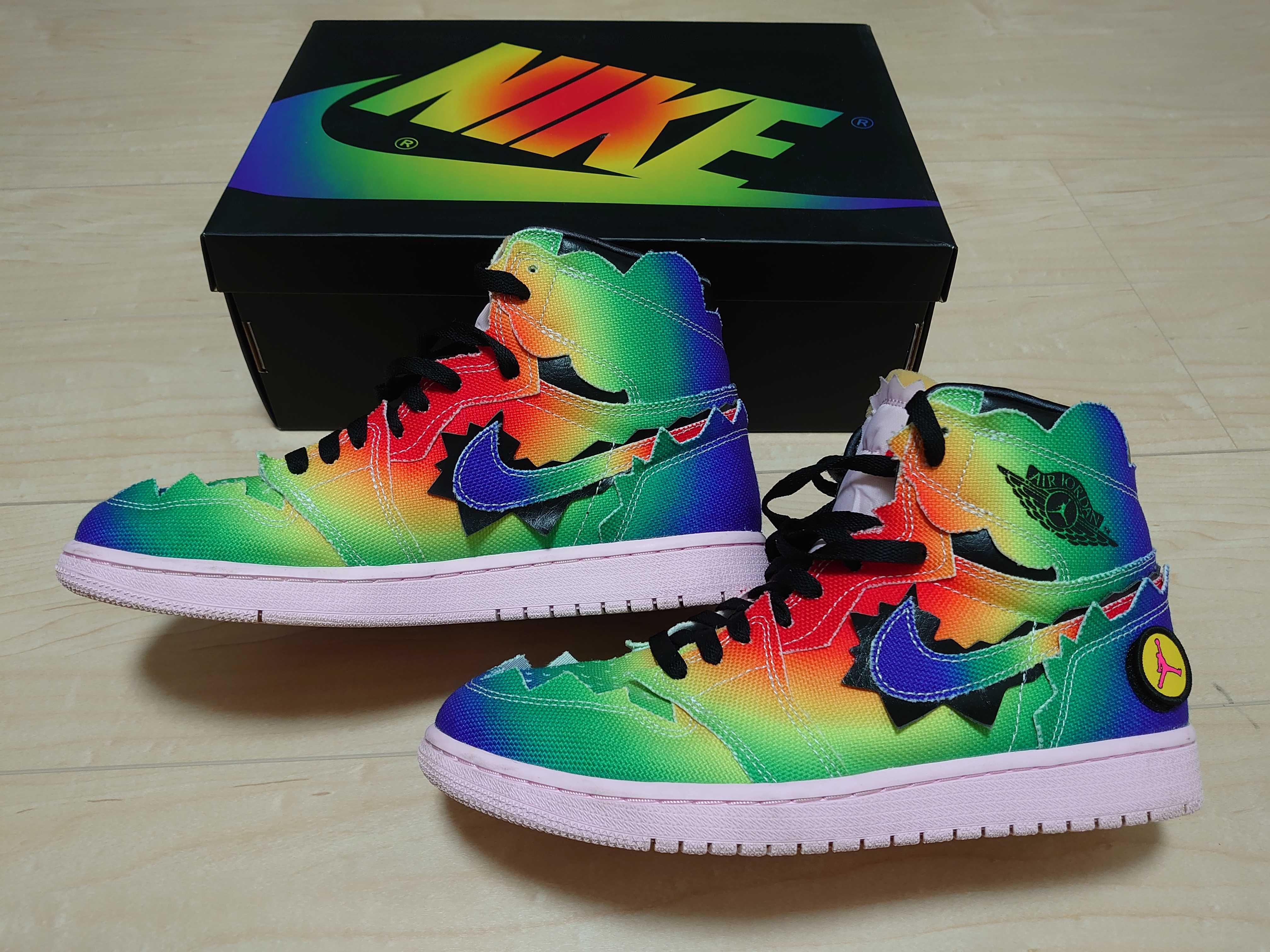 J Balvin × Nike Air Jordan 1 High OG "Rainbow"