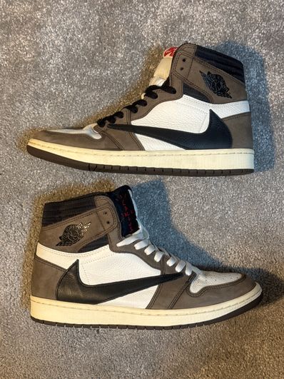 Travis Scott × Nike Air Jordan 1 Retro High OG TS SP "Sail/Dark Mocha"