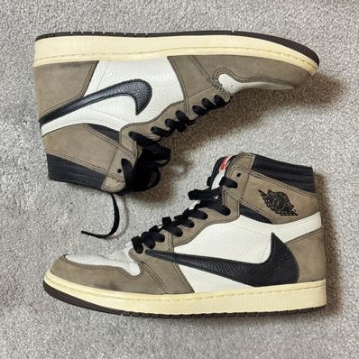 Travis Scott × Nike Air Jordan 1 Retro High OG TS SP "Sail/Dark Mocha"
