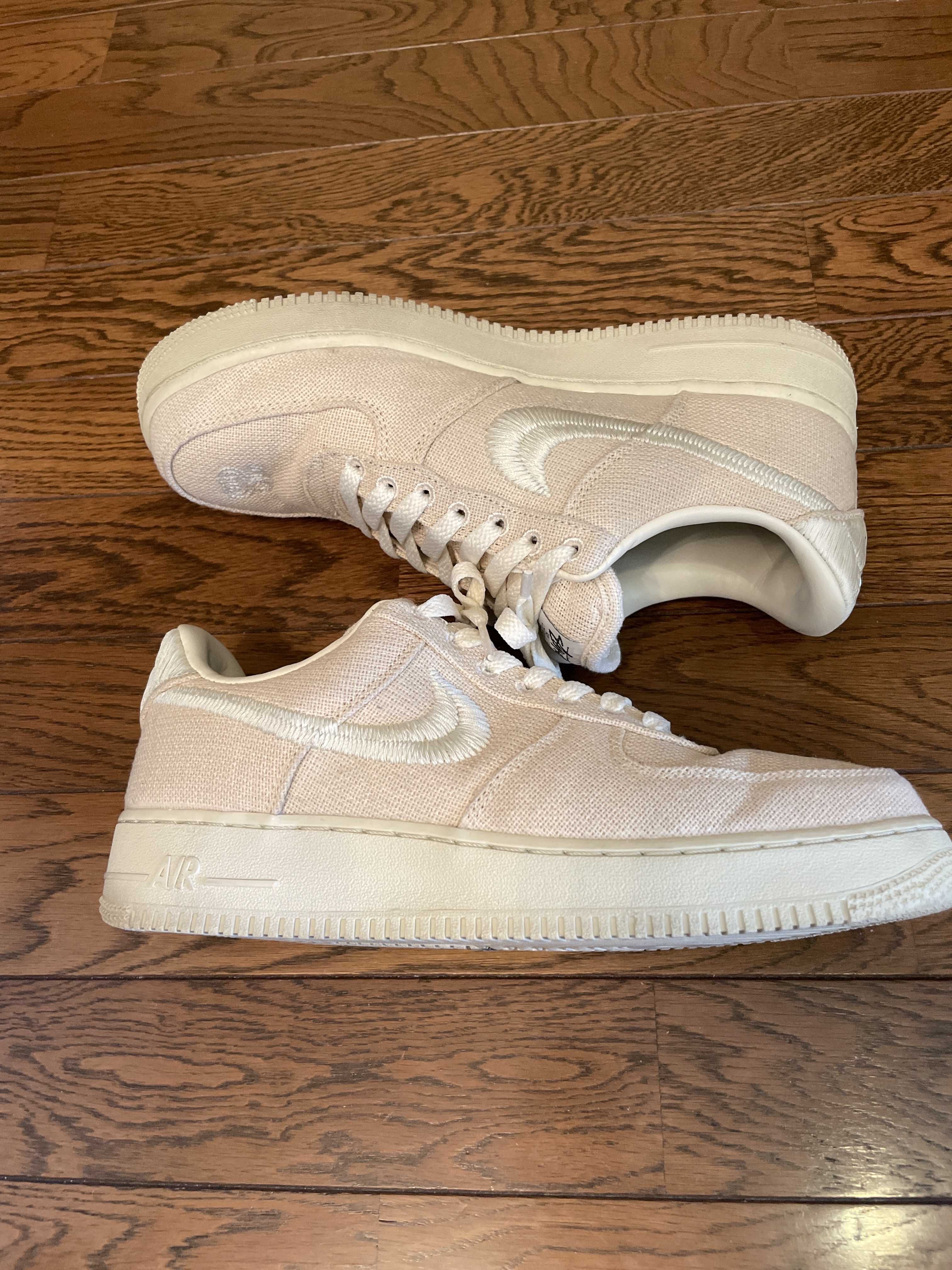 Stussy × Nike Air Force 1 Low "Fossil Stone"