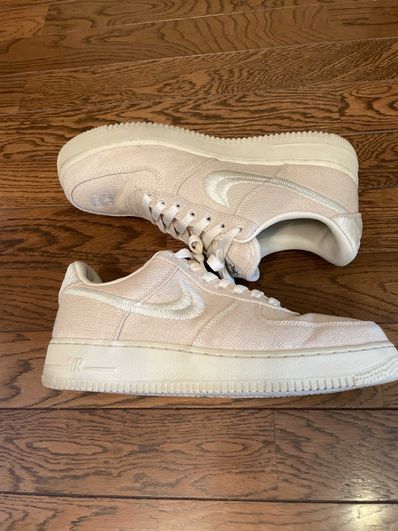 Stussy × Nike Air Force 1 Low "Fossil Stone"